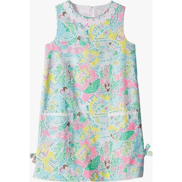 Lilly Pulitzer Dresses & Skirts - Lilly Pulitzer Girls Little Lilly Classic Shift Dress Size 10 NWT Preppy $58